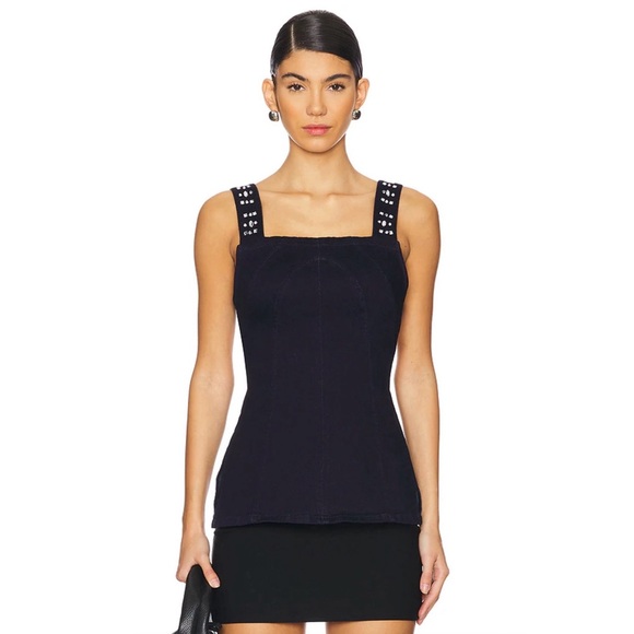 Free People Decked in Shine Top - Picture 2 of 6